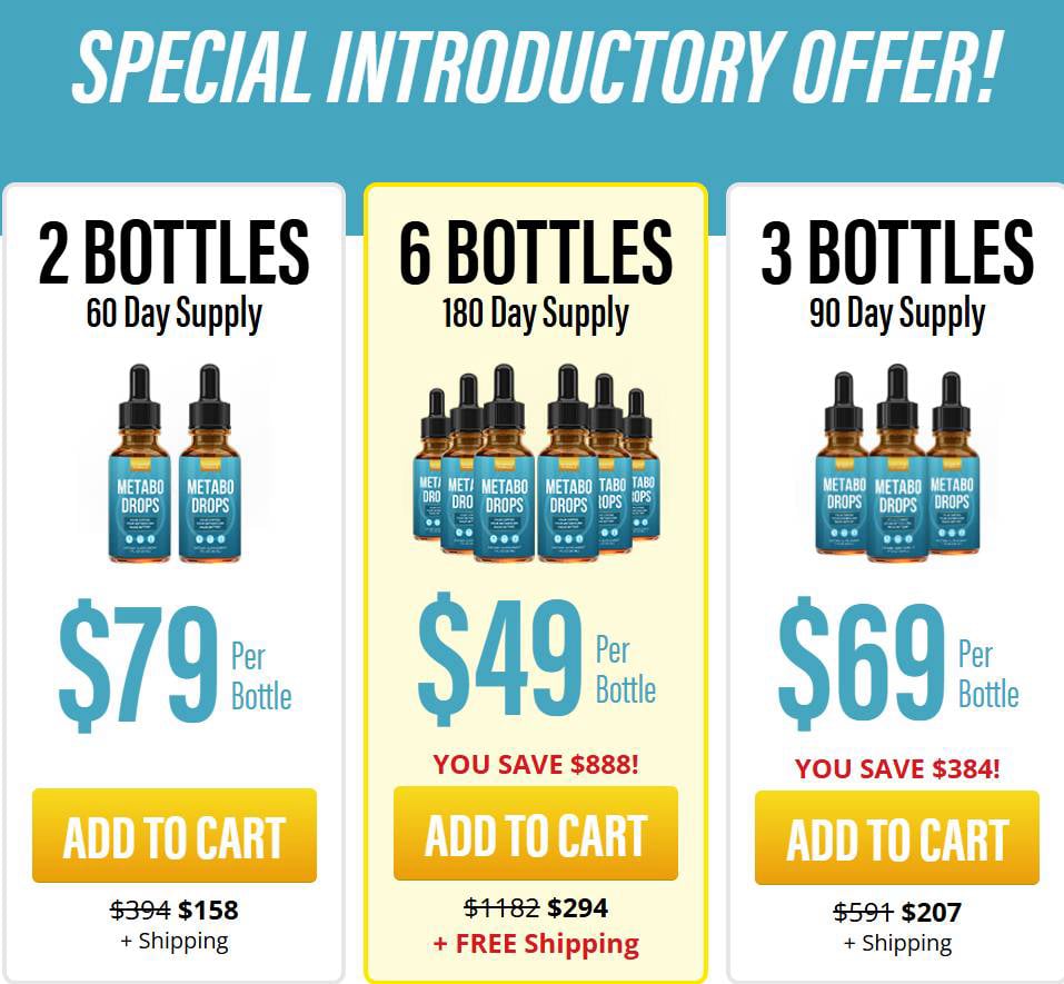   METABO DROPS Offer